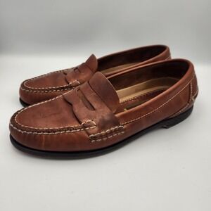 Johnston & Murphy Men's Brown Penny Loafers  Sz 10.5‎ Casual Dress